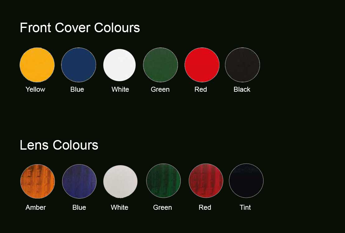 orisec ES-230 & ES-330 Cover and lens Colours